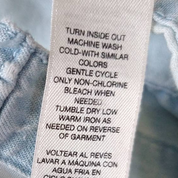 Chico's size 0 (Small) button down lace back top - Picture 6 of 8